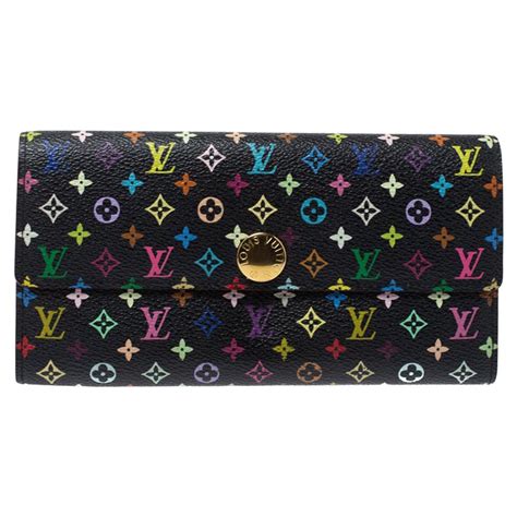 louis vuitton multicolor planner wallet|Louis Vuitton sarah wallet monogram.